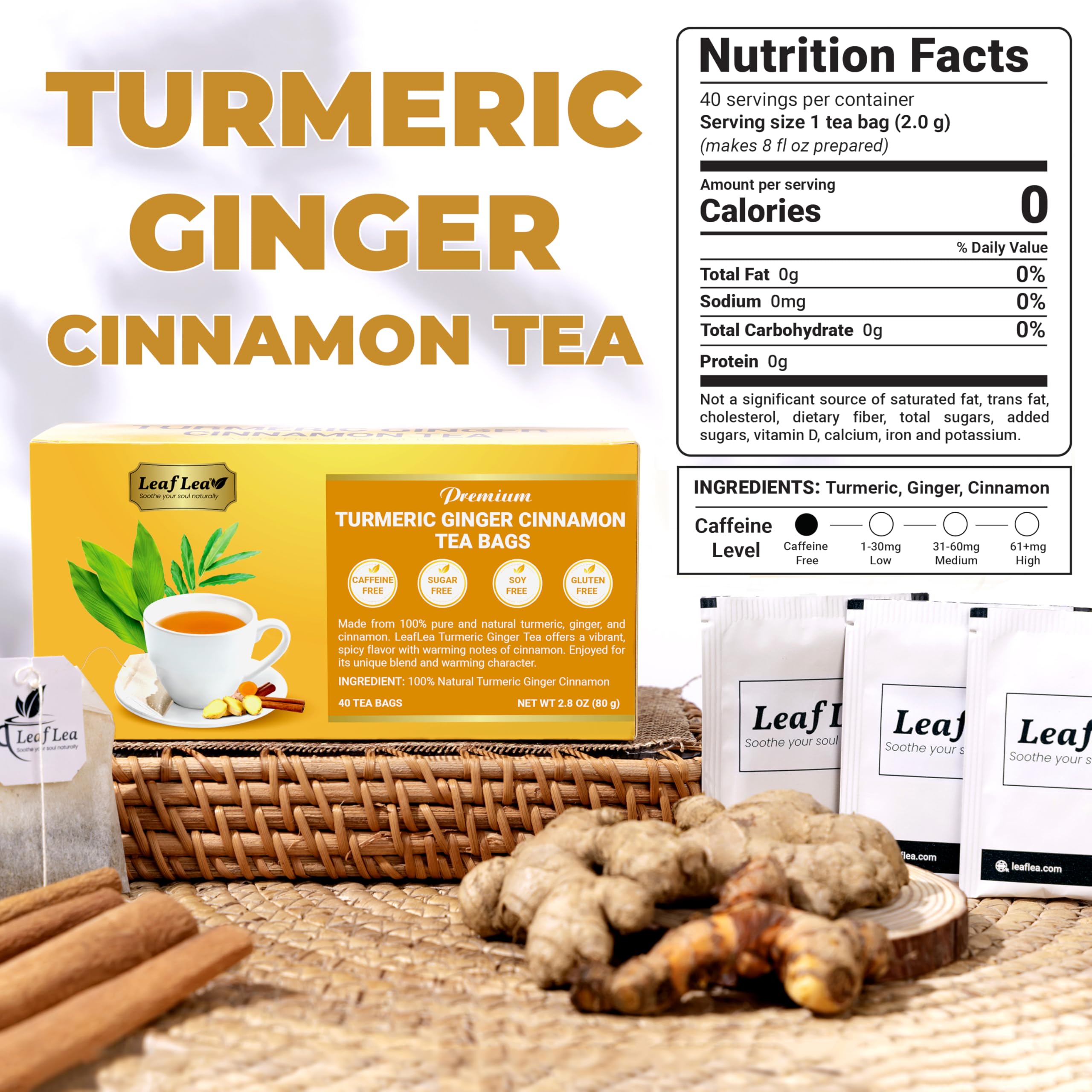 LeafLea Tea ingredients