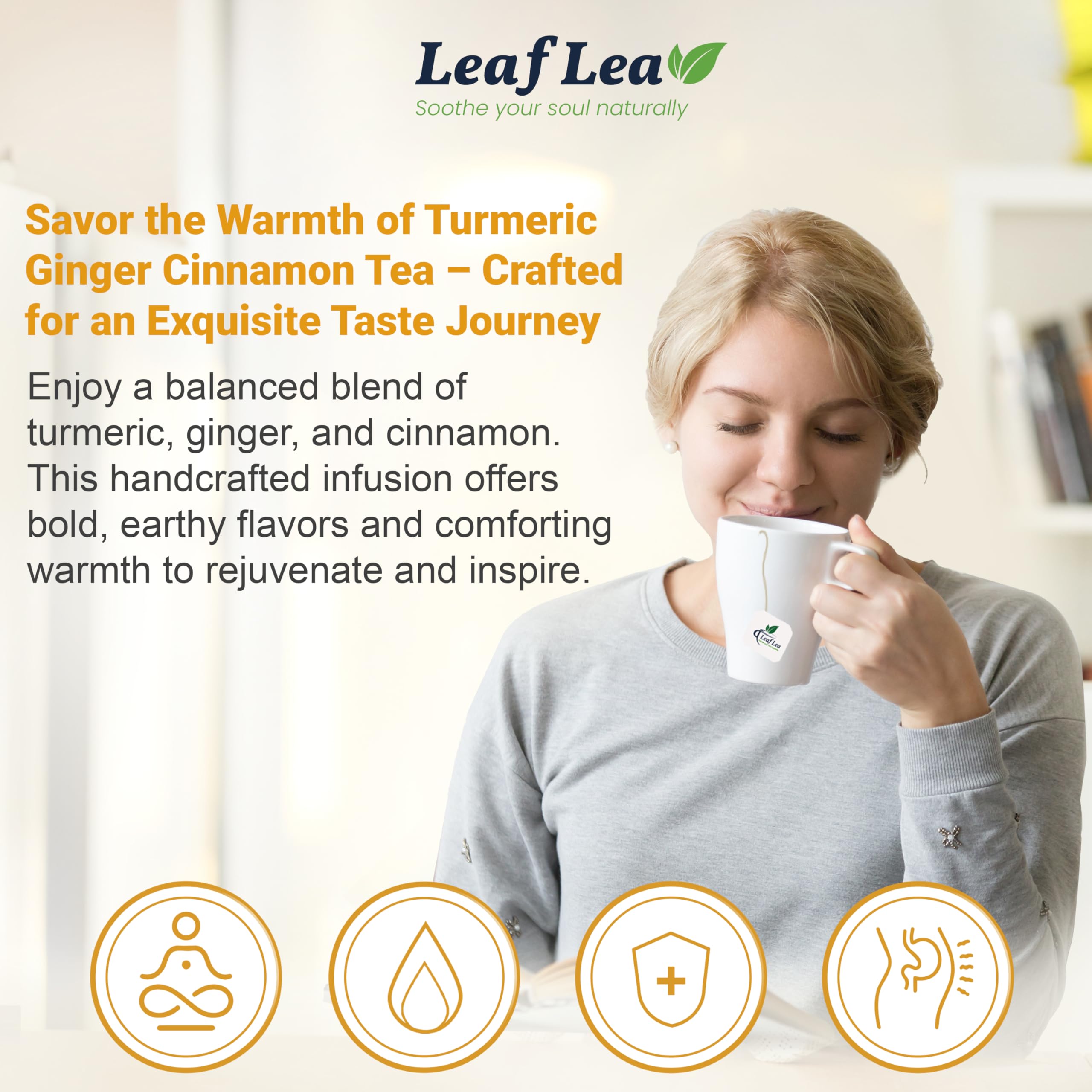 LeafLea Tea packaging detail